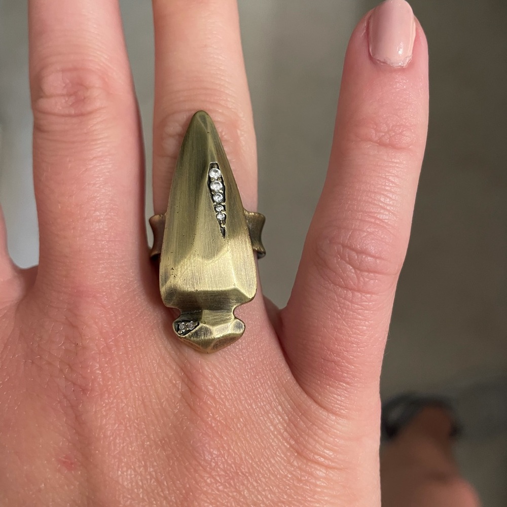 Kendra Scott Brass Arrow Ring